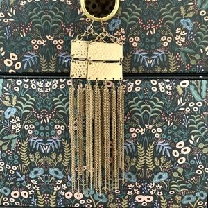 2/$20 Anthropologie gold-tone statement earrings